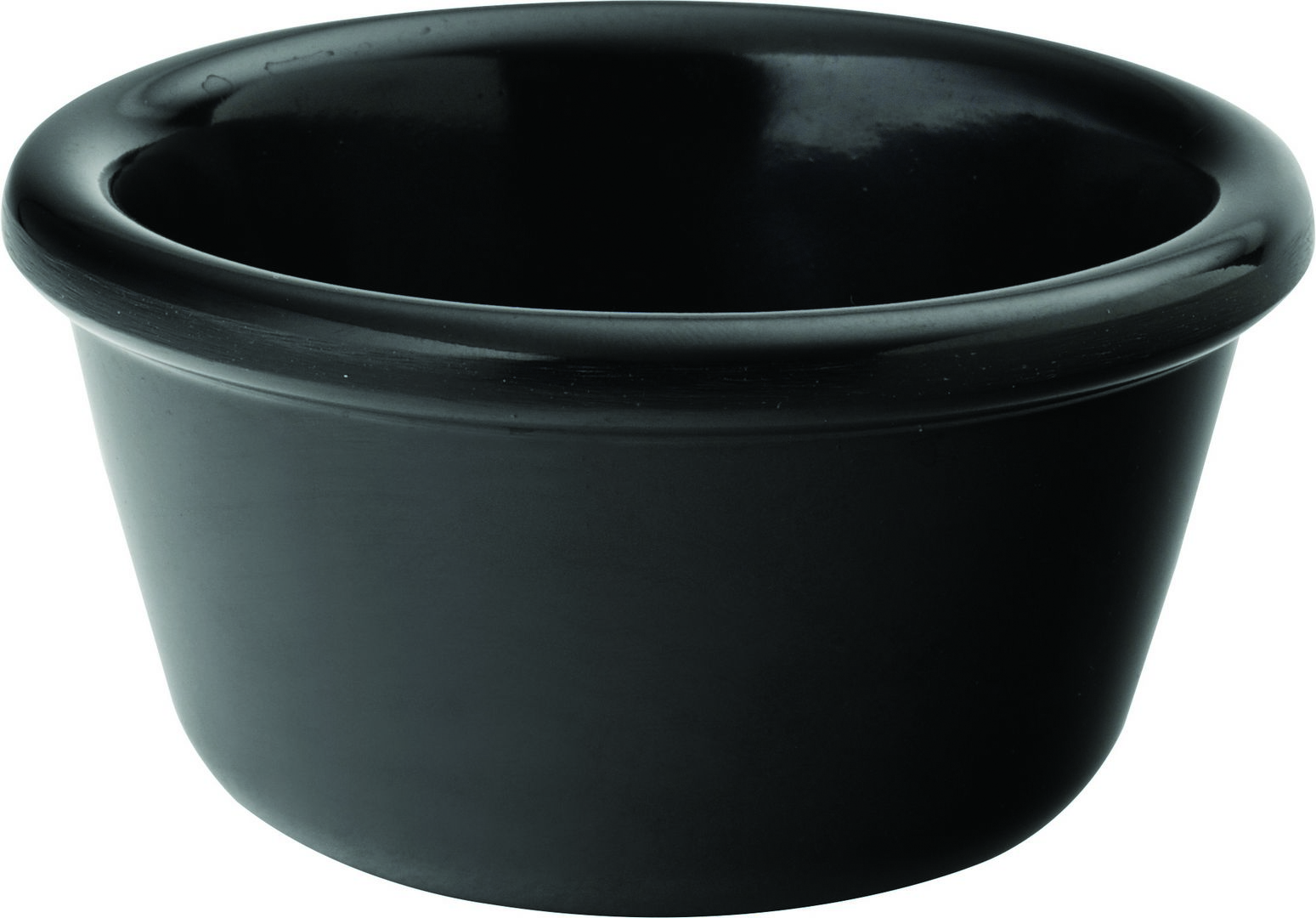 Plain Black Ramekin 4oz (12cl) - CAS285DS03-00-B01048 (Pack of 48)